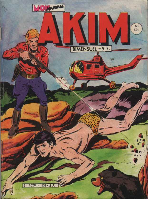 Scan de la Couverture Akim n 551